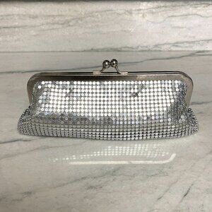 IN’S Silver Evening Bag 9”x4”x2”